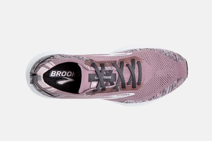 Brooks Running Shoes - Levitate 4 Road Womens - Pink/White - RYD-549108